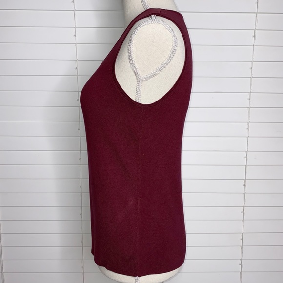 Ann Taylor Ribbed Silk Blend Tank Top - Picture 3 of 7